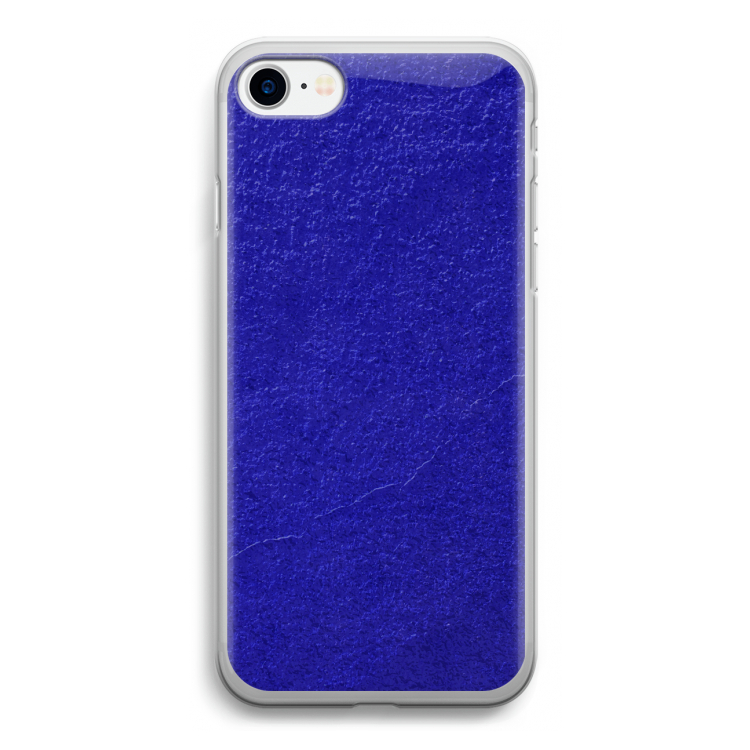 Majorelle Blue: iPhone SE 2020 Transparant Hoesje