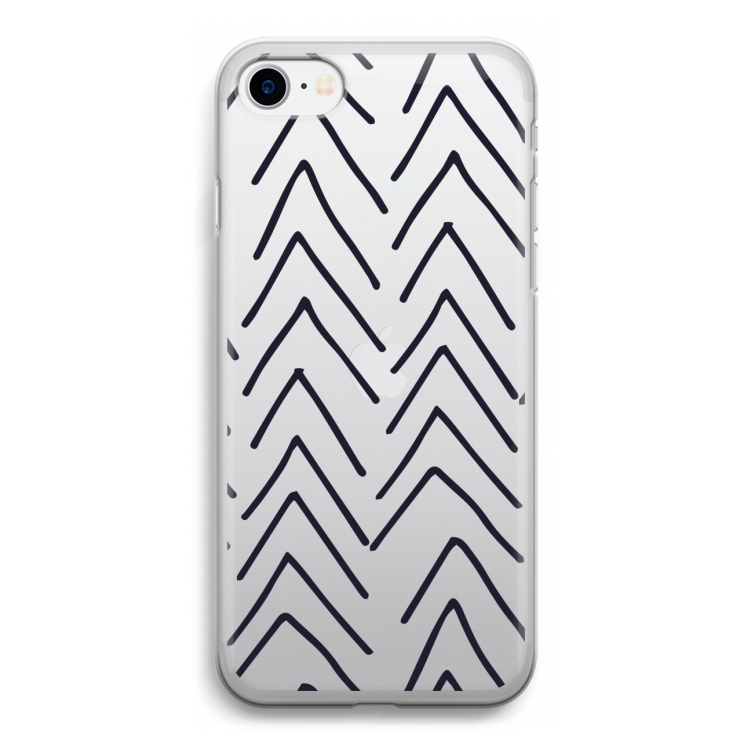 Marrakech Arrows: iPhone SE 2020 Transparant Hoesje
