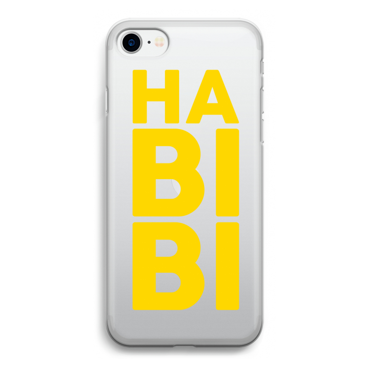 Habibi Majorelle : iPhone SE 2020 Transparant Hoesje