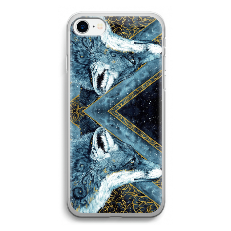 Golden Fox: iPhone SE 2020 Transparant Hoesje
