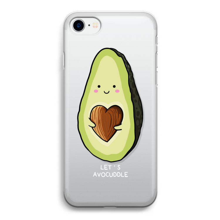 Avocuddle: iPhone SE 2020 Transparant Hoesje