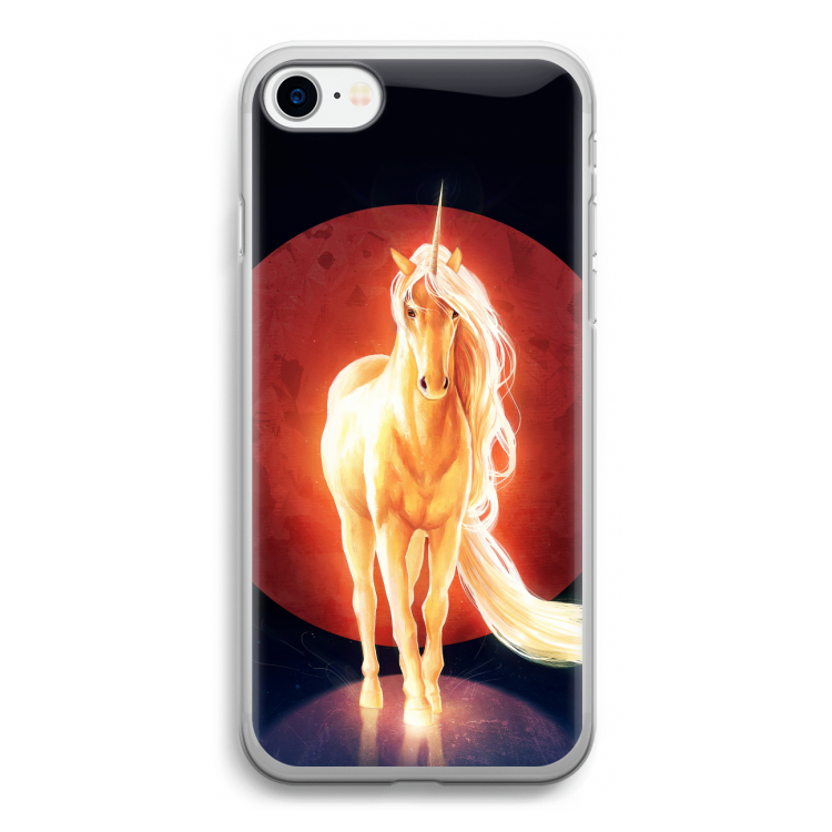 Last Unicorn: iPhone SE 2020 Transparant Hoesje