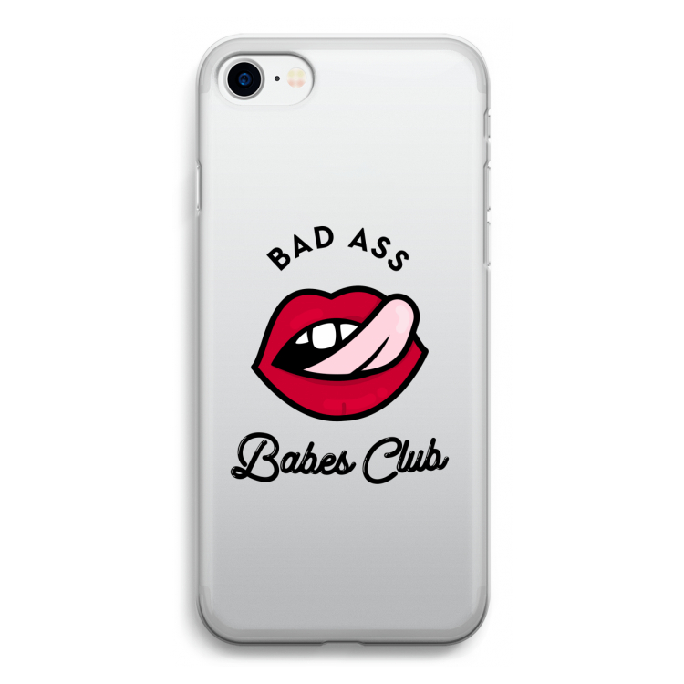 Badass Babes Club: iPhone SE 2020 Transparant Hoesje