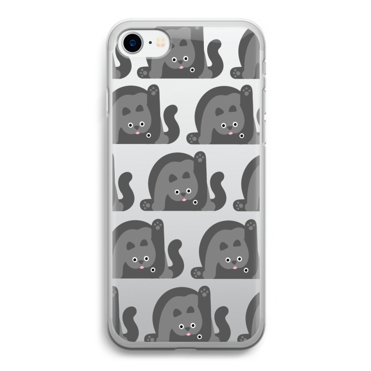 Cats: iPhone SE 2020 Transparant Hoesje