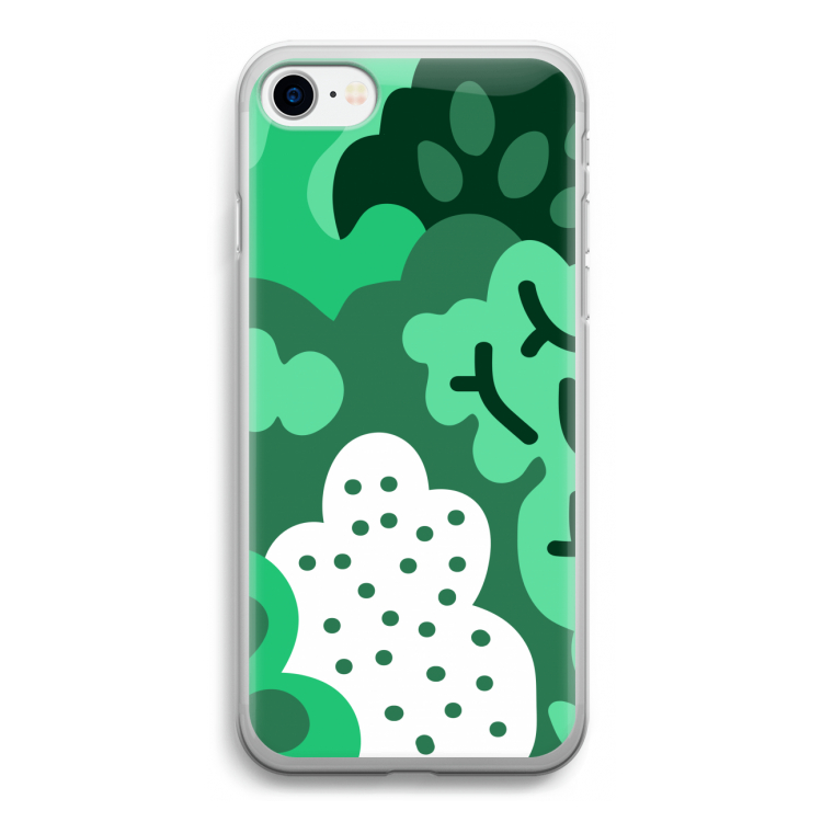 Bushes: iPhone SE 2020 Transparant Hoesje