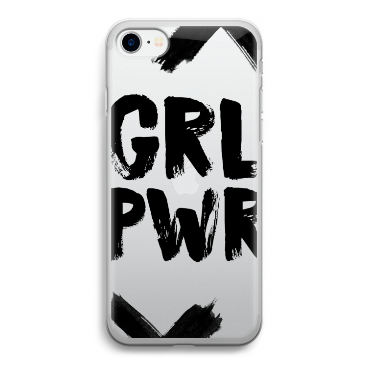 Girl Power #2: iPhone SE 2020 Transparant Hoesje