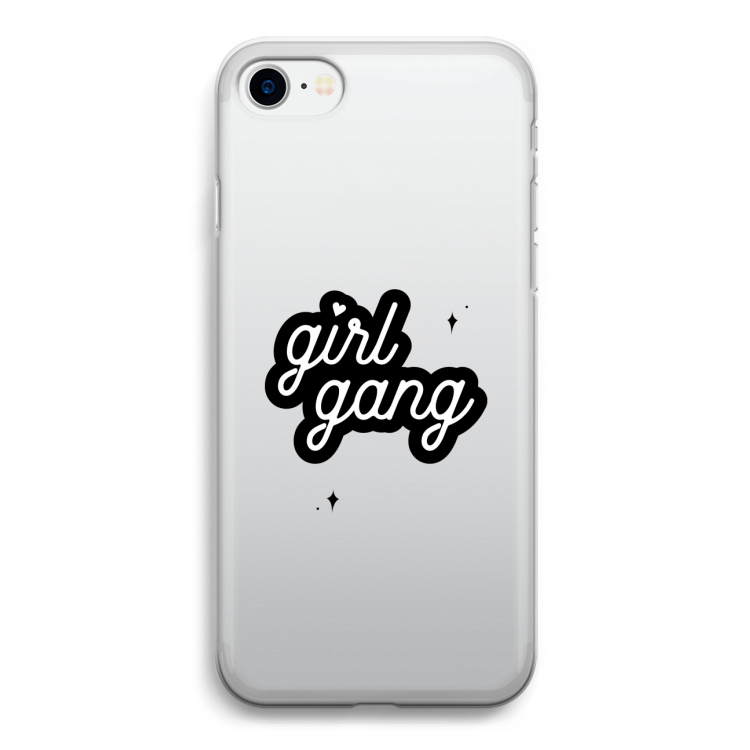 Girl Gang: iPhone SE 2020 Transparant Hoesje