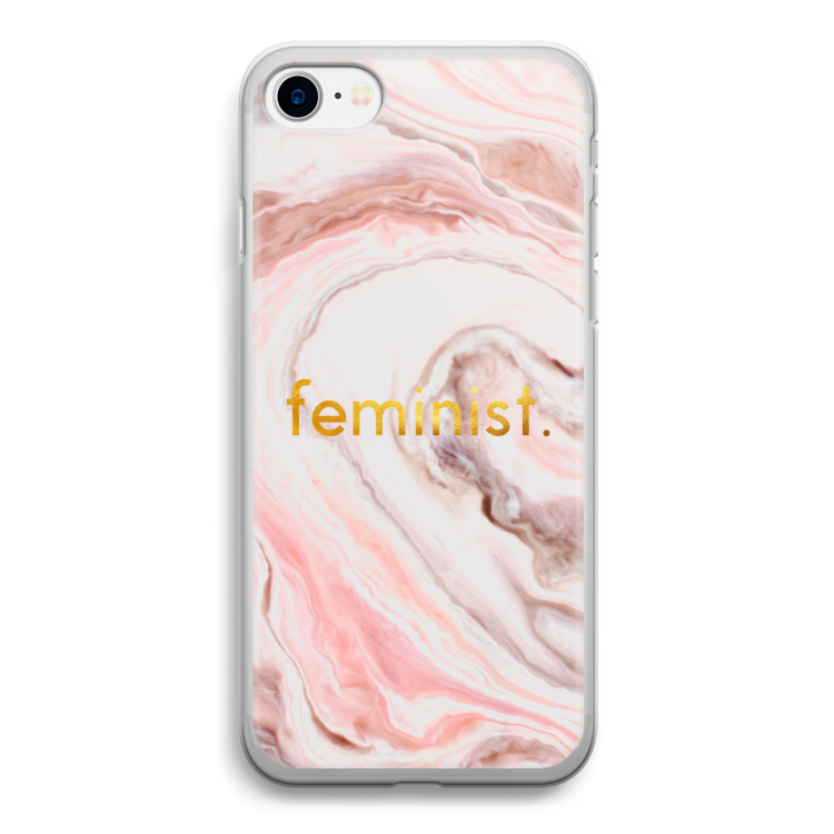 Feminist: iPhone SE 2020 Transparant Hoesje