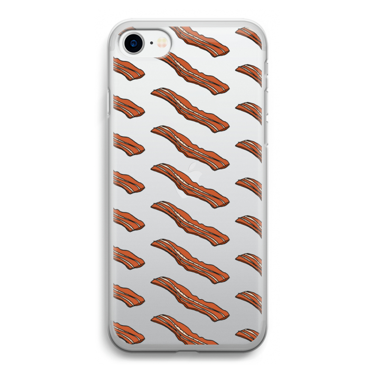 Bacon to my eggs #2: iPhone SE 2020 Transparant Hoesje