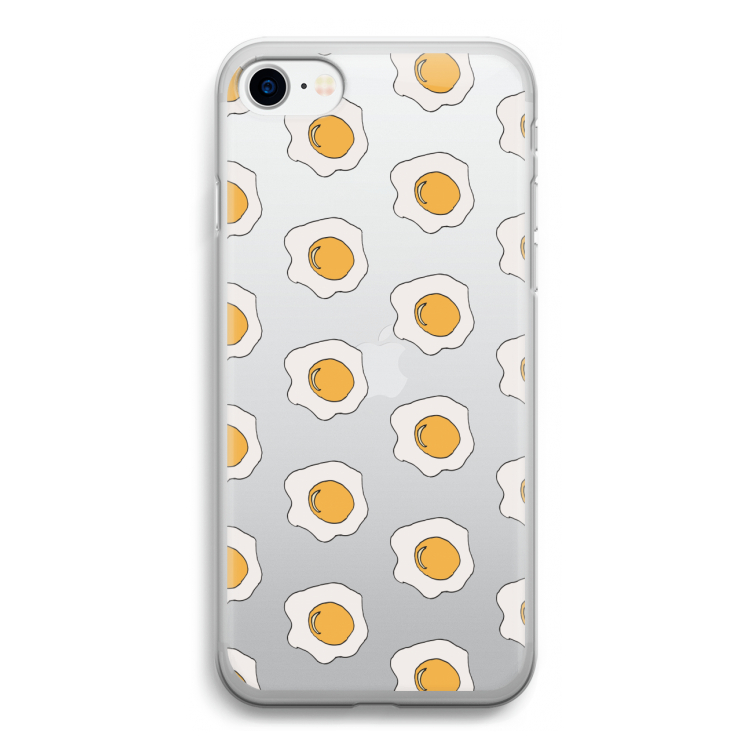 Bacon to my eggs #1: iPhone SE 2020 Transparant Hoesje