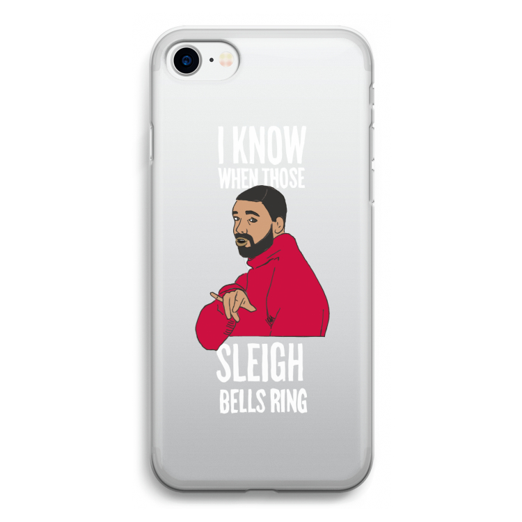 Sleigh Bells Ring: iPhone SE 2020 Transparant Hoesje