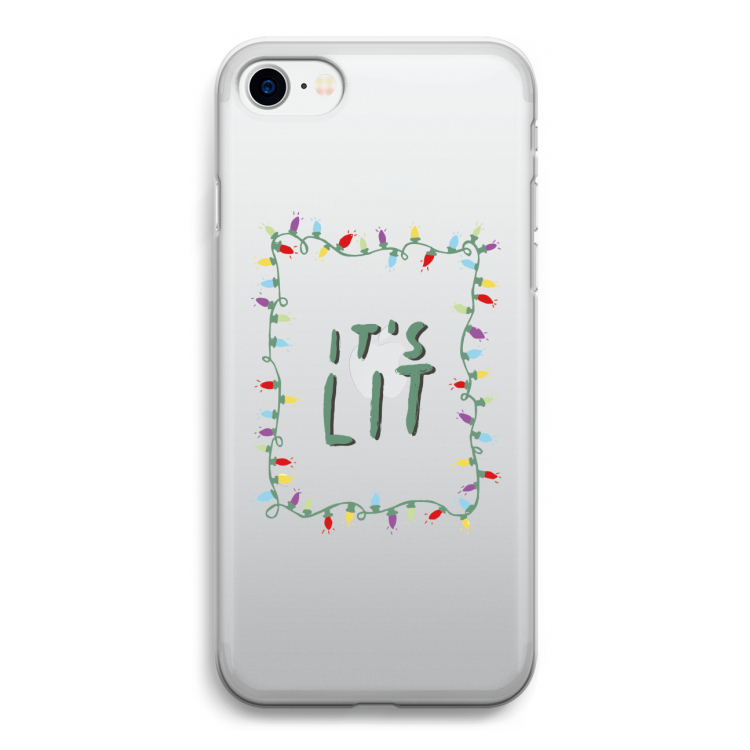 It's Lit: iPhone SE 2020 Transparant Hoesje