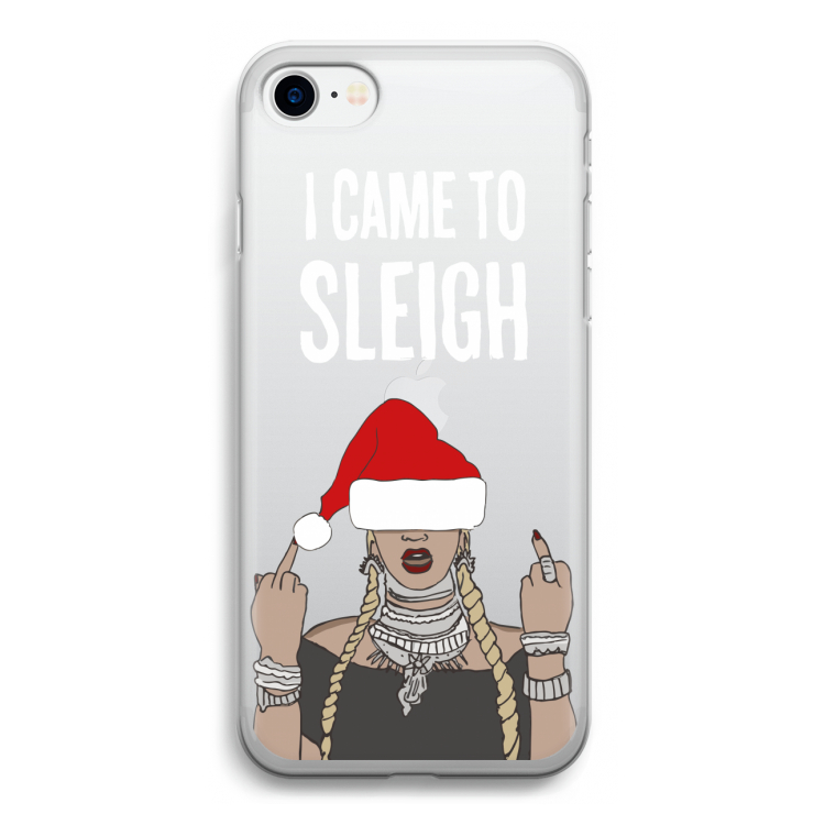Came To Sleigh: iPhone SE 2020 Transparant Hoesje