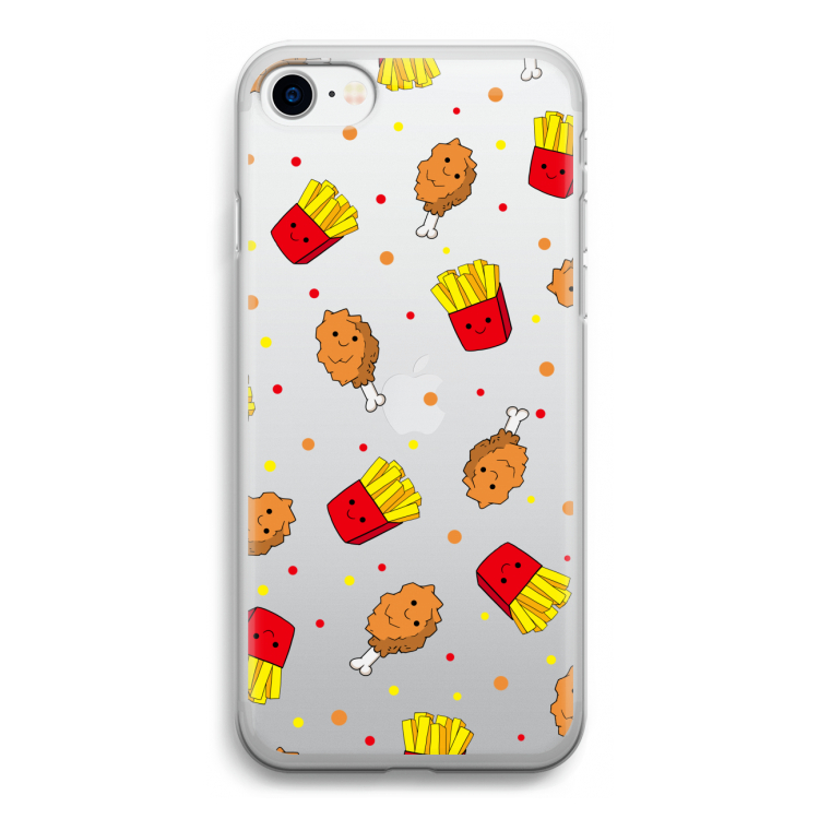 Chicken 'n Fries: iPhone SE 2020 Transparant Hoesje