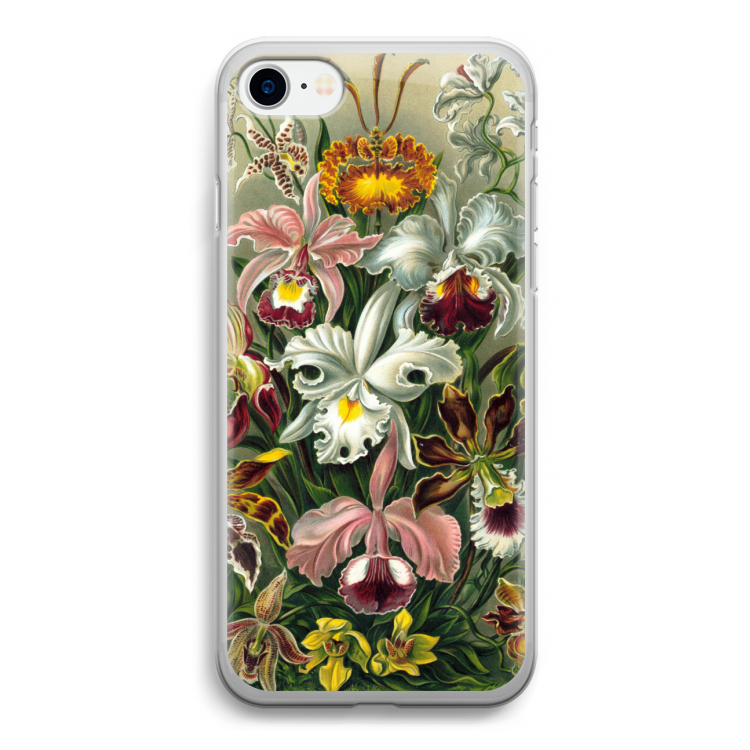 Haeckel Orchidae: iPhone SE 2020 Transparant Hoesje