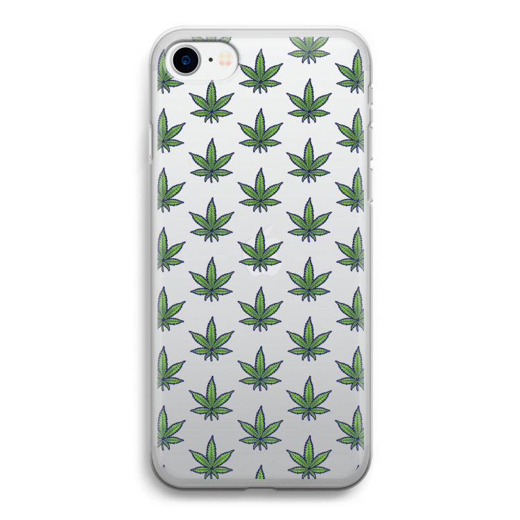 Weed: iPhone SE 2020 Transparant Hoesje