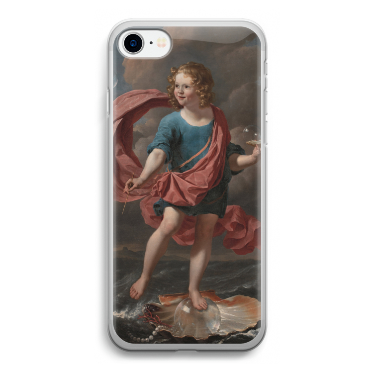 Soap Bubbles: iPhone SE 2020 Transparant Hoesje