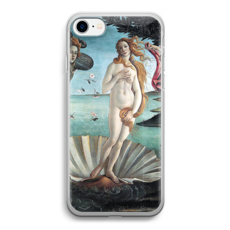 Birth Of Venus: iPhone SE 2020 Transparant Hoesje