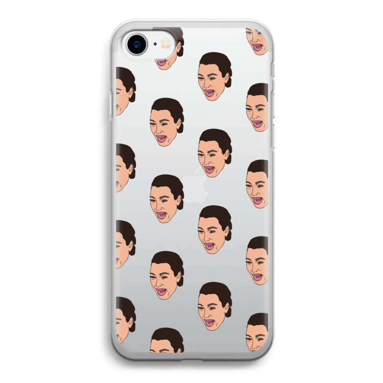Ugly Cry Call: iPhone SE 2020 Transparant Hoesje