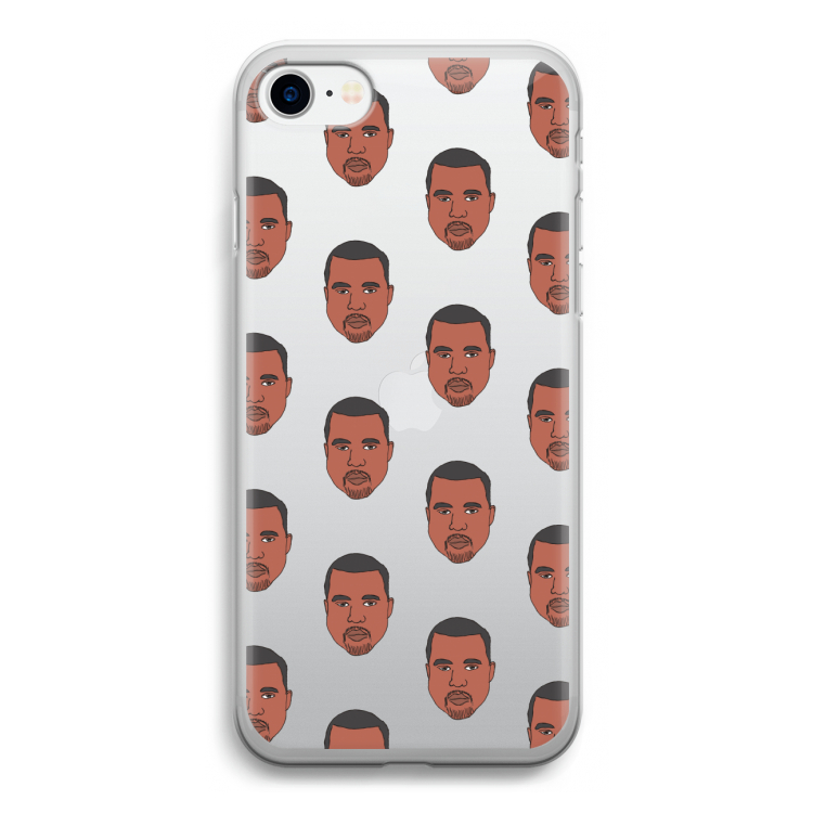Kanye Call Me?: iPhone SE 2020 Transparant Hoesje