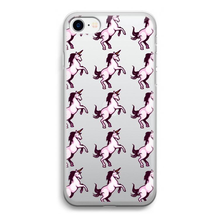 Musketon Unicorn: iPhone SE 2020 Transparant Hoesje