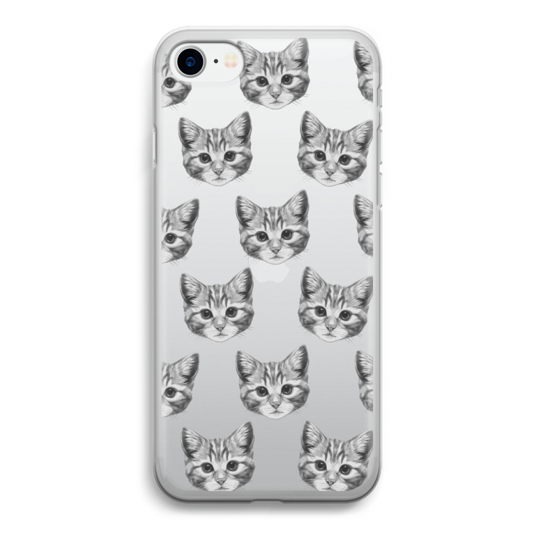 Kitten: iPhone SE 2020 Transparant Hoesje
