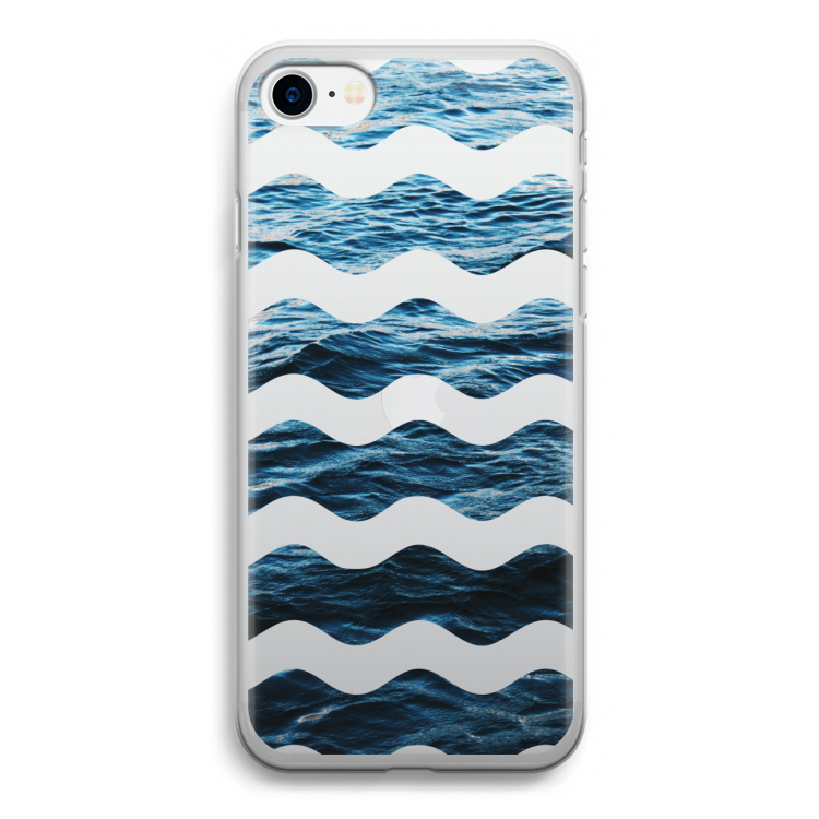 Oceaan: iPhone SE 2020 Transparant Hoesje