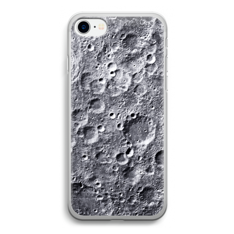 Maanlandschap: iPhone SE 2020 Transparant Hoesje