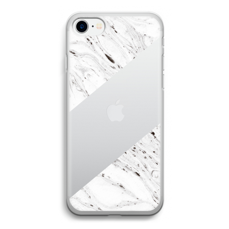 Biggest stripe: iPhone SE 2020 Transparant Hoesje