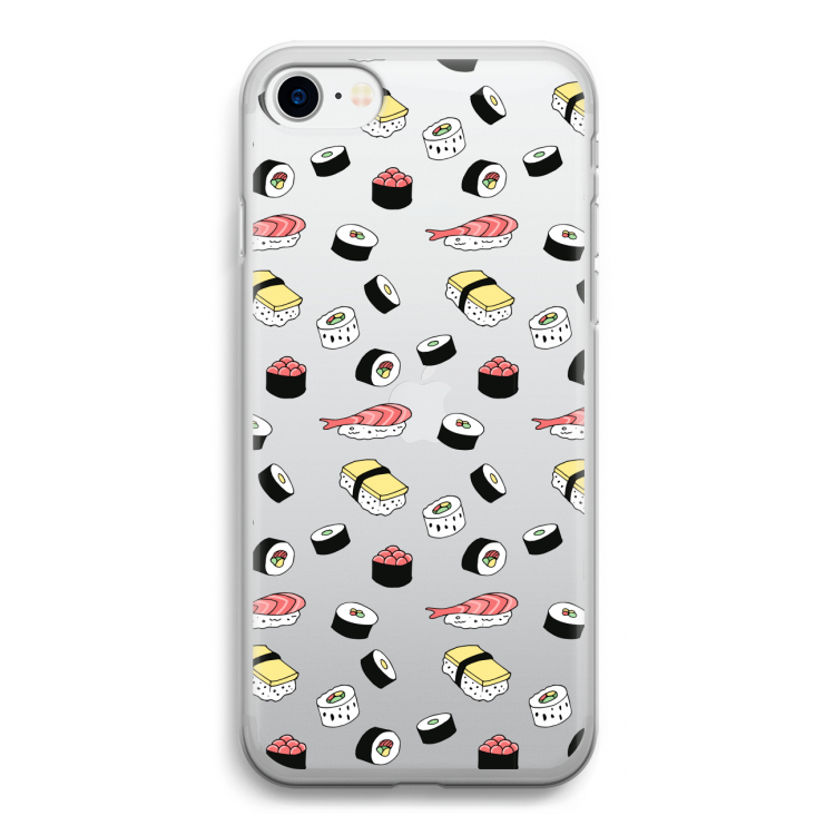 Sushi time: iPhone SE 2020 Transparant Hoesje