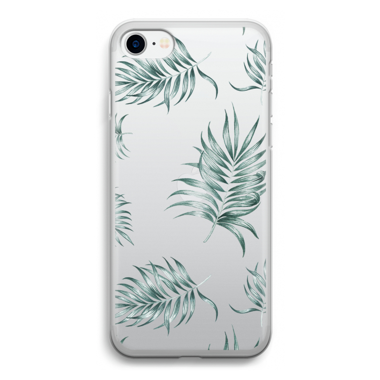Simple leaves: iPhone SE 2020 Transparant Hoesje