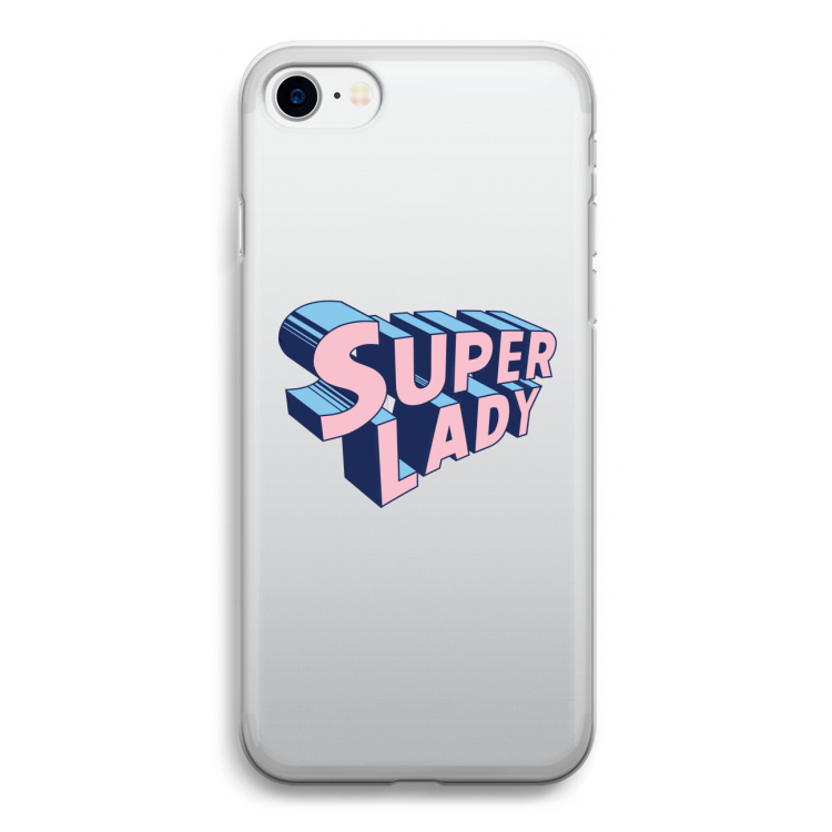 Superlady: iPhone SE 2020 Transparant Hoesje