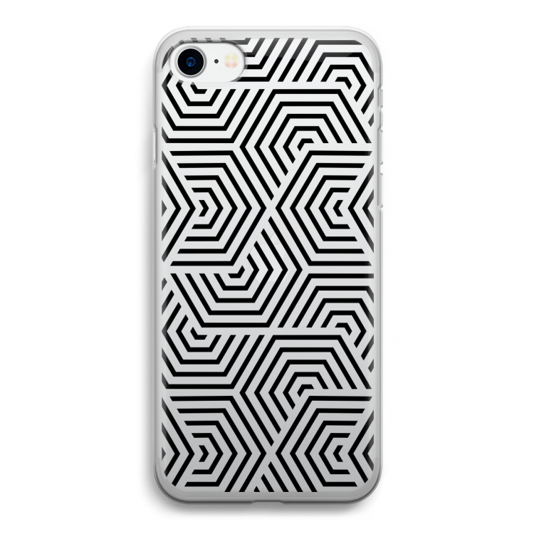 Magic pattern: iPhone SE 2020 Transparant Hoesje