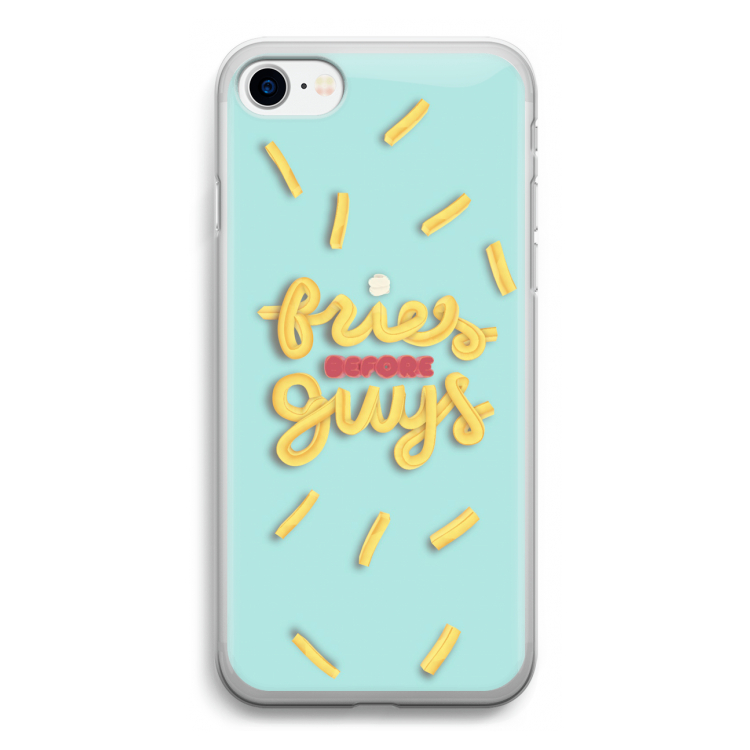Always fries: iPhone SE 2020 Transparant Hoesje