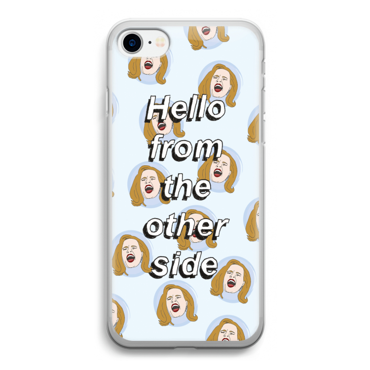 Hello: iPhone SE 2020 Transparant Hoesje
