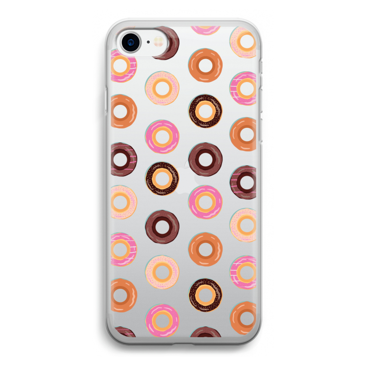 Donuts: iPhone SE 2020 Transparant Hoesje
