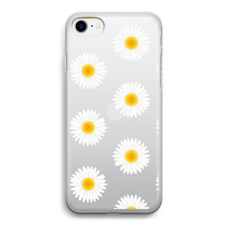 Margrietjes: iPhone SE 2020 Transparant Hoesje