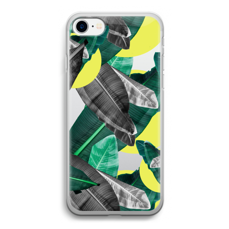 Fantasie jungle: iPhone SE 2020 Transparant Hoesje