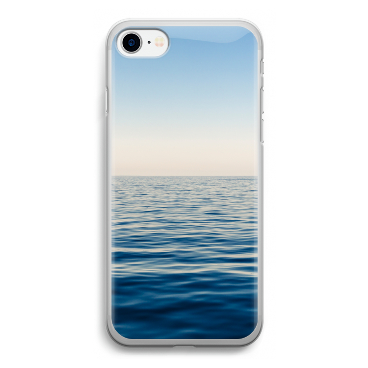 Water horizon: iPhone SE 2020 Transparant Hoesje