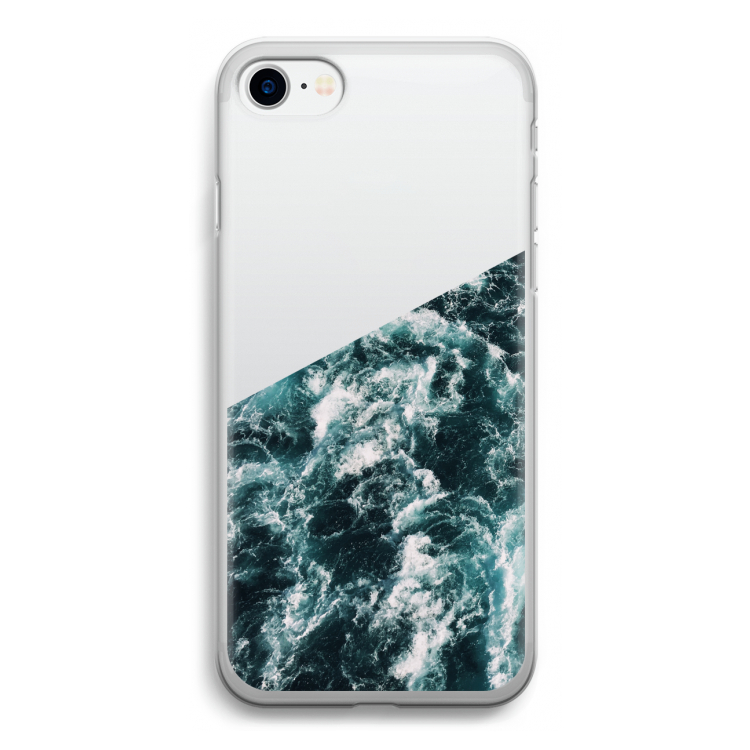 Zee golf: iPhone SE 2020 Transparant Hoesje