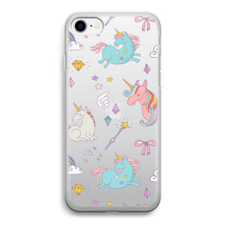 Fantasiewereld: iPhone SE 2020 Transparant Hoesje