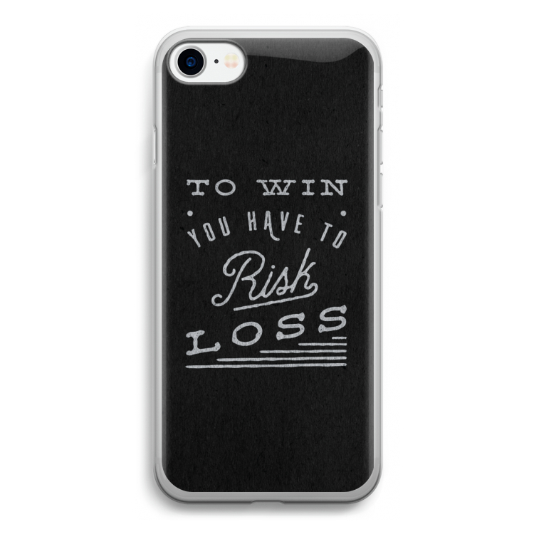 Risk loss: iPhone SE 2020 Transparant Hoesje
