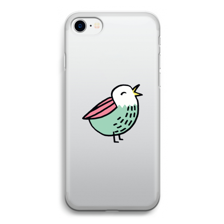 Birdy: iPhone SE 2020 Transparant Hoesje