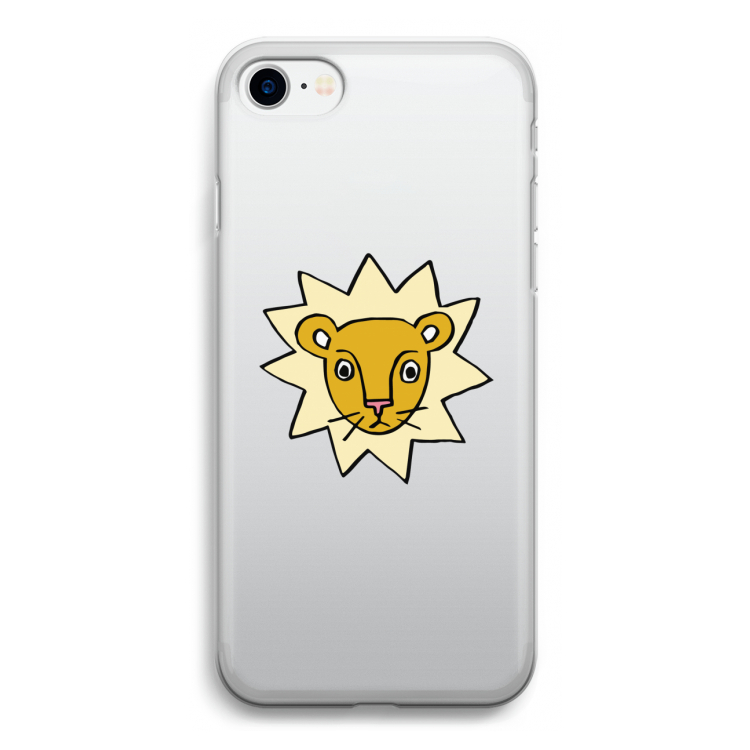 Kleine leeuw: iPhone SE 2020 Transparant Hoesje