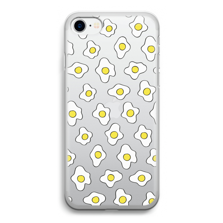 Spiegeleitjes: iPhone SE 2020 Transparant Hoesje