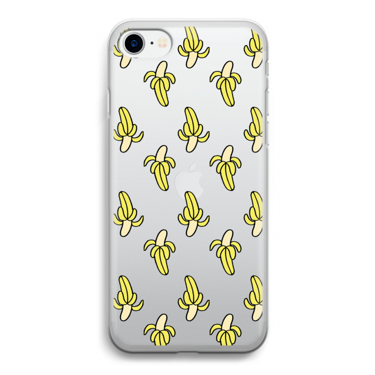 Bananas: iPhone SE 2020 Transparant Hoesje