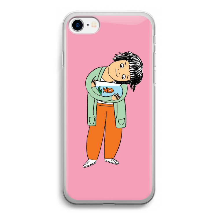Visknuffel: iPhone SE 2020 Transparant Hoesje