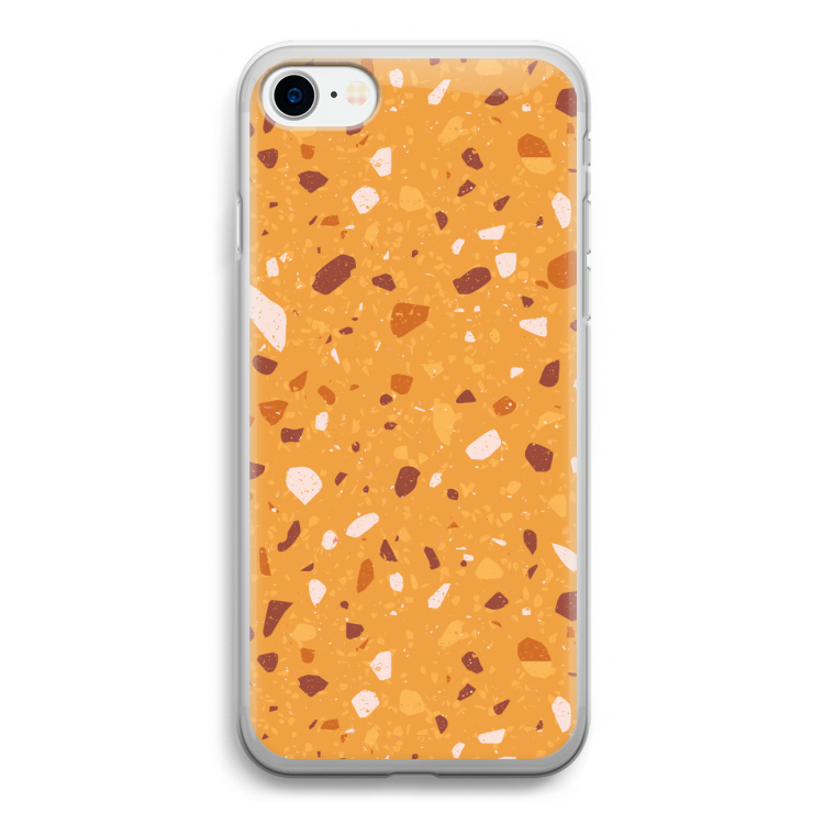 Terrazzo N°24: iPhone SE 2020 Transparant Hoesje