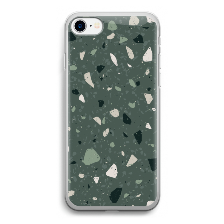 Terrazzo N°19: iPhone SE 2020 Transparant Hoesje