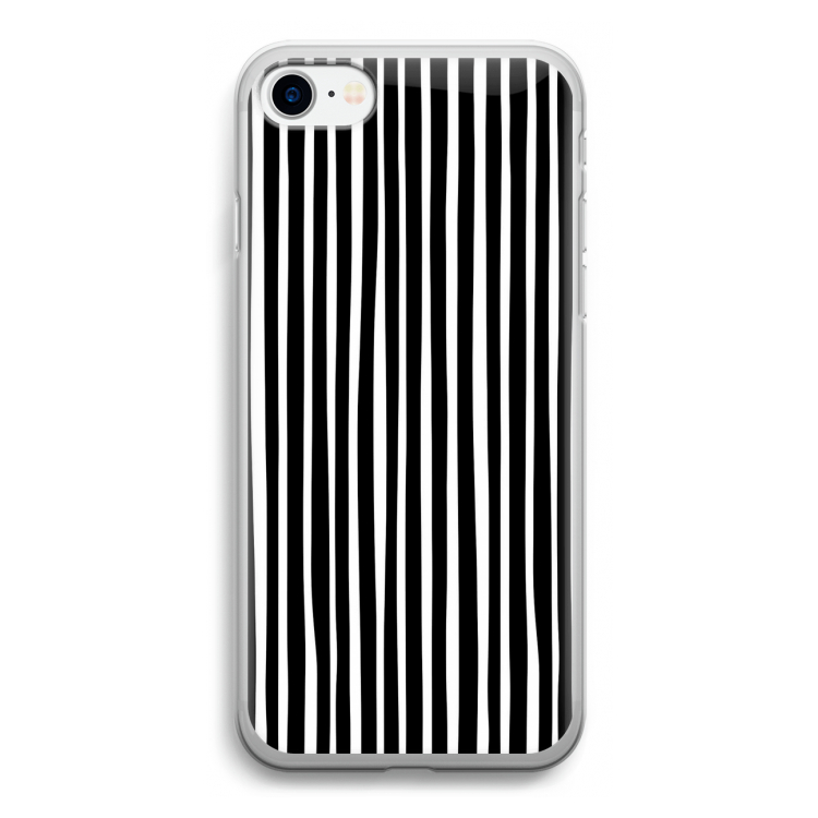 Stripes: iPhone SE 2020 Transparant Hoesje